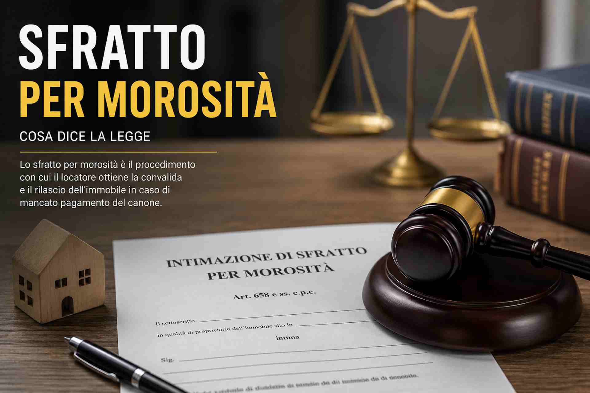 Home 14 Sfratto per morosità: guida completa su procedura, tempi e costi
